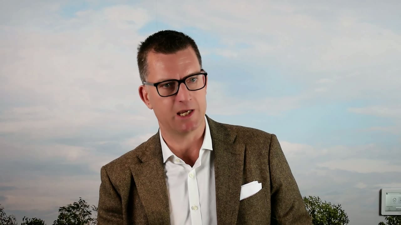 Chris Underwood speaking to camera in the clip: Same job description, different problem