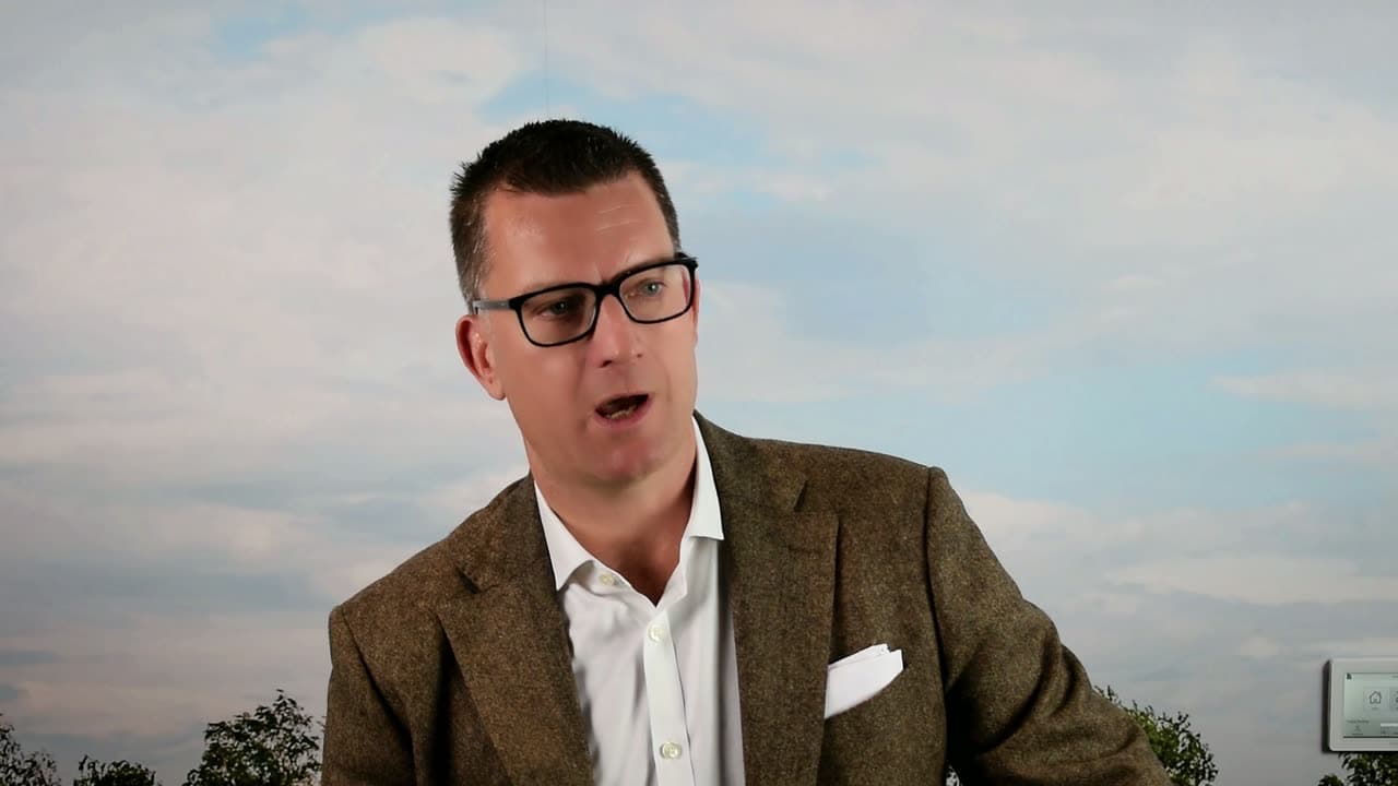 Chris Underwood speaking to camera in the clip: Park the job title